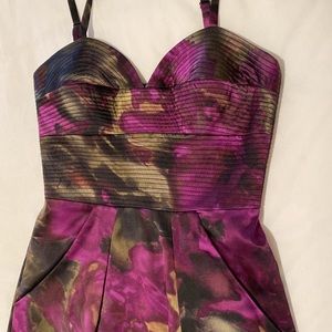 Summer Silk Floral Cocktail Dress never worn